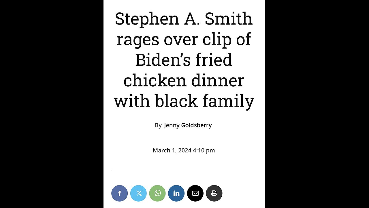 TOP 50 REASONS BLACKS SHOULD VOTE REPUBLICAN (#5) BIDEN BRINGS FRIED CHICKEN TO BLACK FAMILY