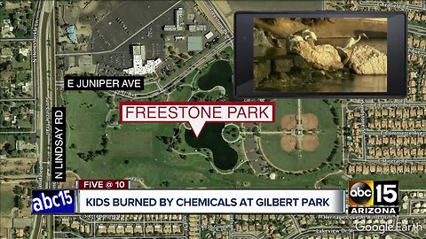 Children burned by chemicals at Gilbert’s Freestone Park