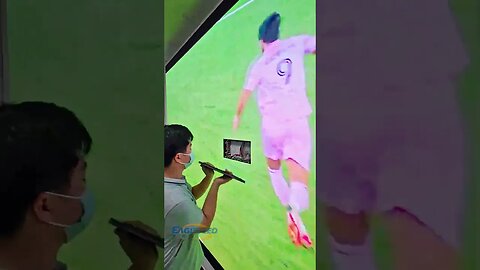 I saw Messi on the LED screen.#ledvideowall #eagerled #leddisplay #ledwall #ledmodule #shorts