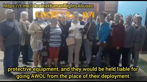 Wives, parents and relatives of mobilized Ukrainian troops ask a human rights organization for help