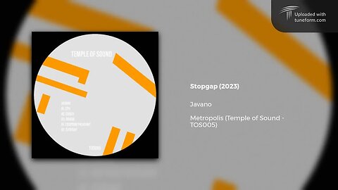 Javano - Stopgap (Temple of Sound | TOS005) [Deep Dubstep]