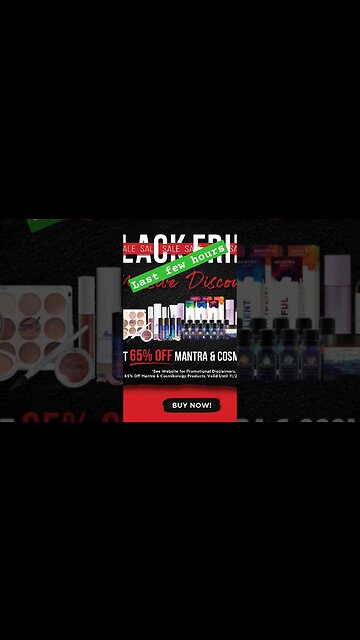 it's the final day of our Black Friday Sale! link on about page.