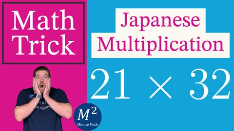 Multiplication with LINES? 21x32 - Minute Math Tricks - Part 46 #shorts