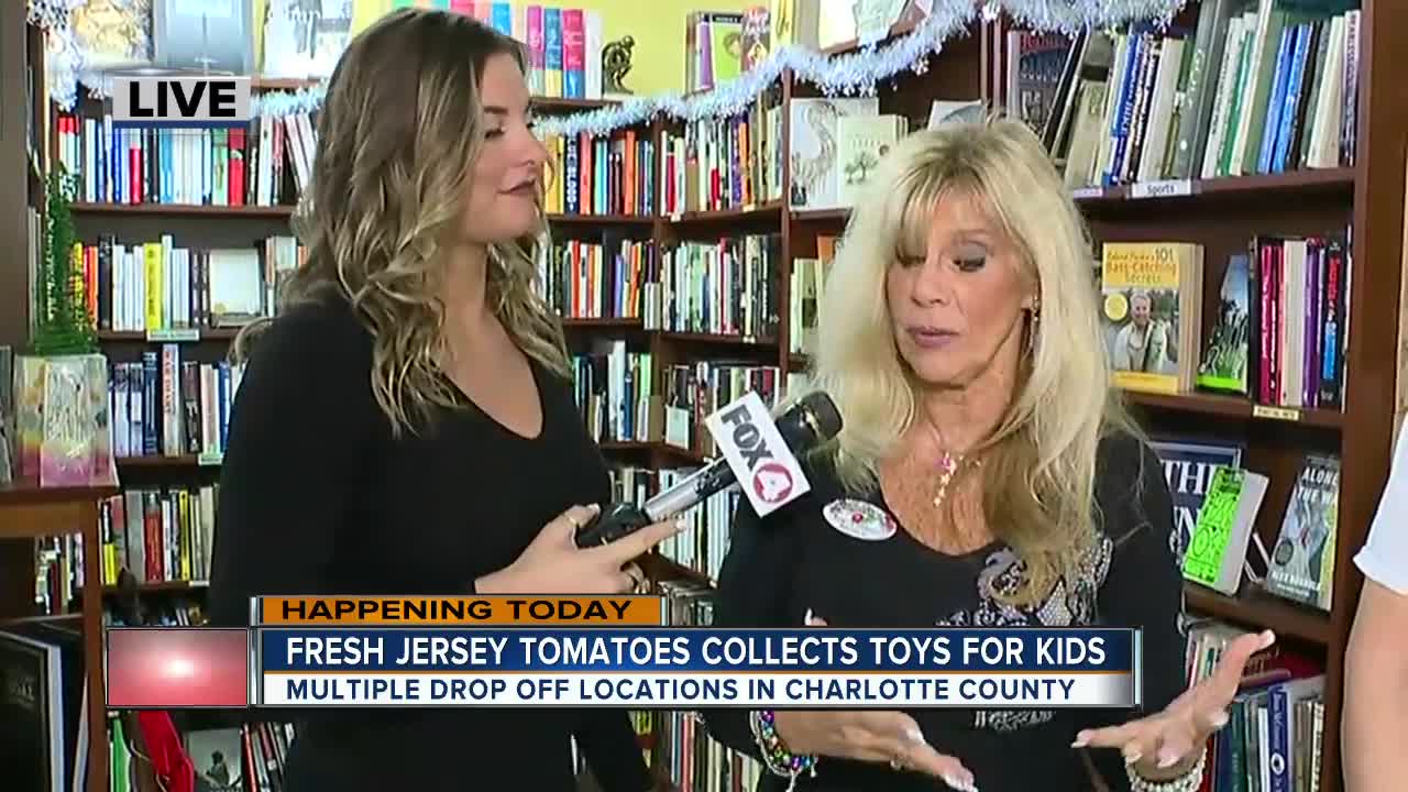 Fresh Jersey Tomatoes holds toy drive for children in need in Charlotte County