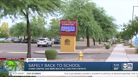 ABC15 looks at how Queen Creek Unified has fared since returning to in-person instruction