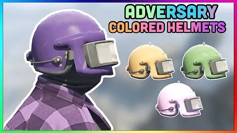 *Easy* How To Get Adversary Colored Riot Helmets (GTA Online)