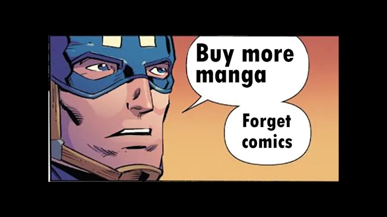 Captain America Advertises Manga- What Is Marvel Doing? #manga