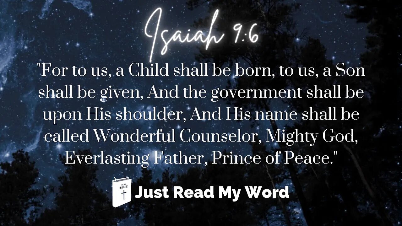 ISAIAH 9:6 | Just Read My Word