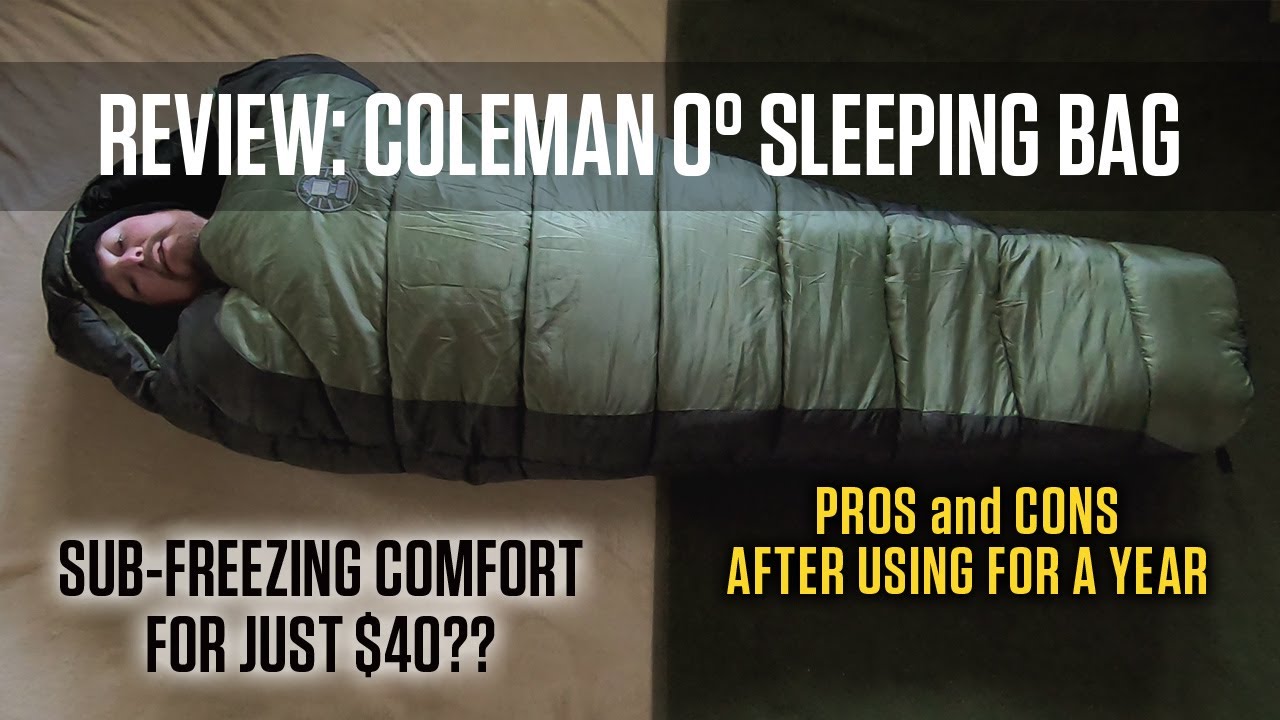 Winter Camping on a Budget: Coleman 0° Sleeping Bag Review