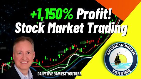 +1,150% Profit - VIP Member Stock Market Trading Success