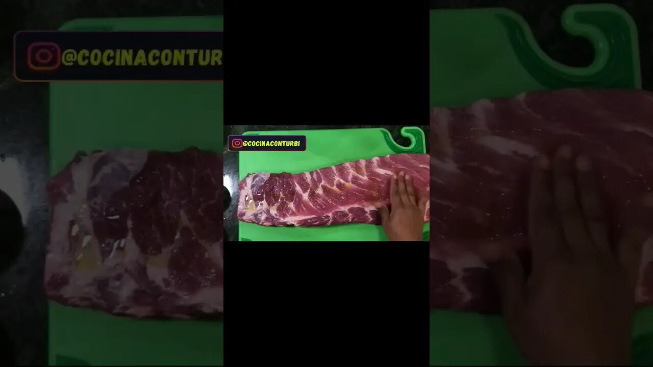 costillas de cerdo al horno #shots #costillasdecerdo #youtubeshorts @cocinaconturbi3424 #food