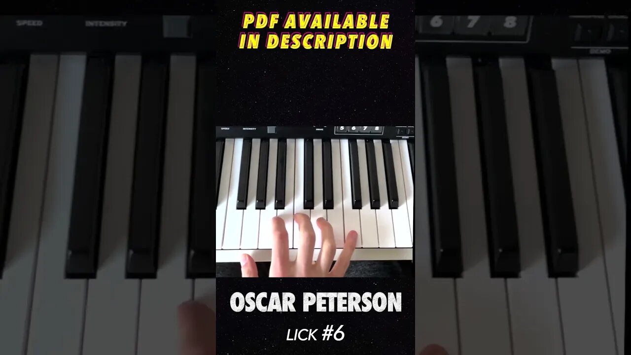 Oscar Peterson Lick #6