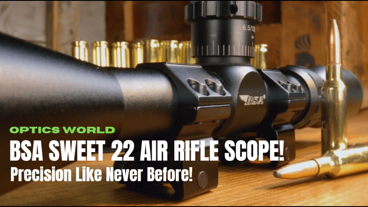 Precision Like Never Before! Testing the BSA Sweet 22 Air Rifle Scope!