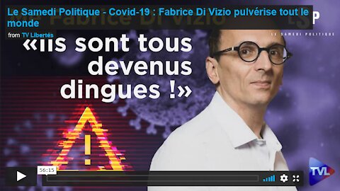 Le Samedi Politique – Covid-19 : Fabrice Di Vizio pulvérise tout le monde ¦ TVL