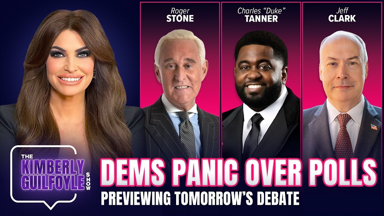 Dems’ Poll Panic, Plus Previewing Debate,Live with Roger Stone, Duke Tanner, and Jeffrey Clark