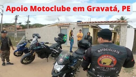 APOIO GRAVATÁ - Despedida e Retornando a Recife #moto #motoclube