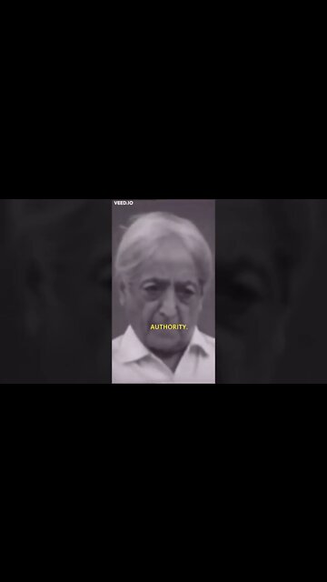 Does awareness 'seek authority'? [Krishnamurti] #Short