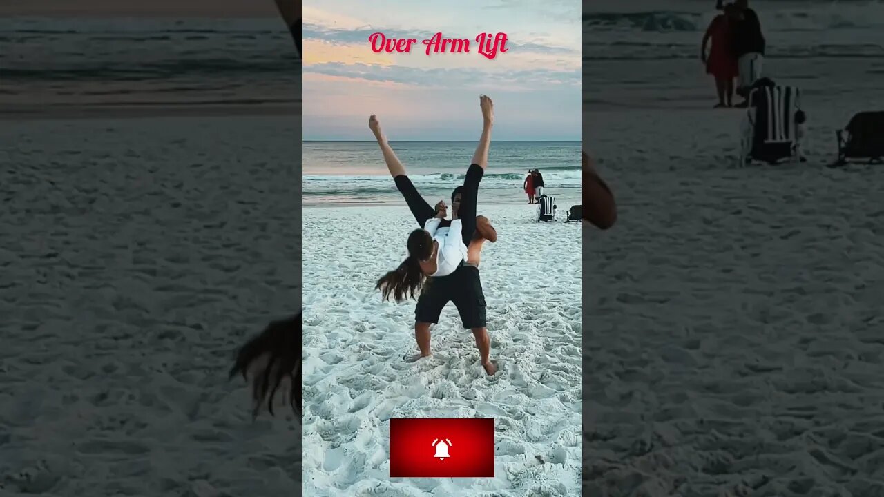 Beach Acro #shorts #countrydance #swingdance #acrodance #ballroomdance #coupledance