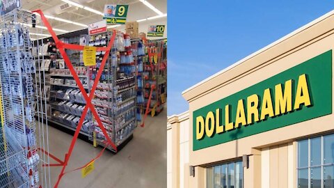 Ontario Dollaramas Have So Many Aisles Blocked Off & A Big List Of Things They Can't Sell