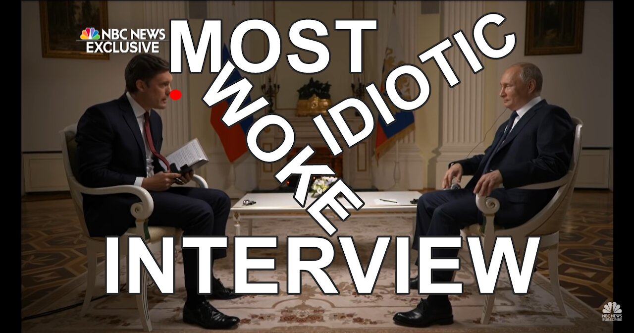 MOST IDIOTIC & WOKE interview EVER!