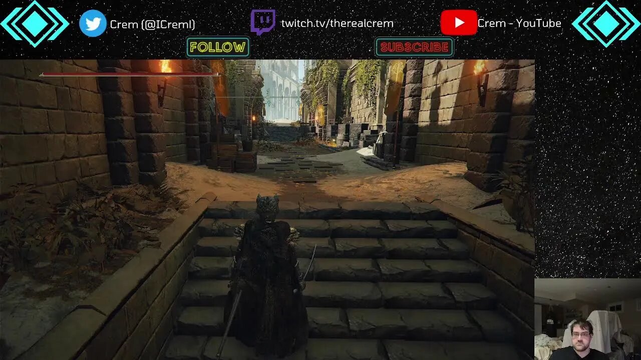 BLIND LET'S PLAY OF ELDEN RING PART 5! SCOURGE OF THE STARS!