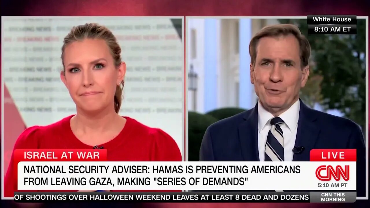 Kirby: Biden Working With "Those Who Are Able To Have Conversations With Hamas" To Get Americans Out
