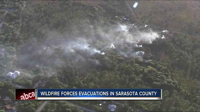 Lightning likely cause of wildfire in North Port, evacuees saw a wall of smoke, flames