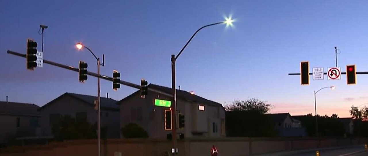 New traffic light in memory of child