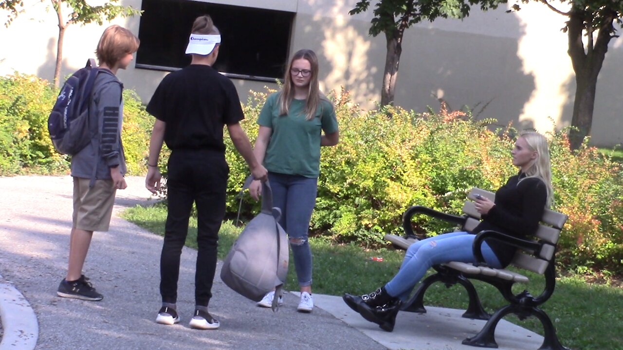 Social experiment: Girl gets bullied by boys in public