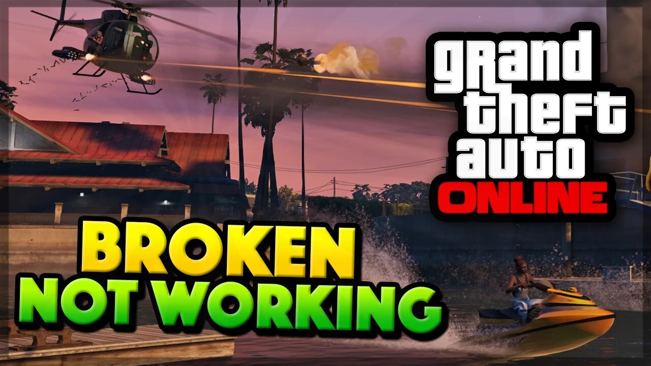 GTA 5 Online - BROKEN & NOT WORKING! @RockstarGames (GTA 5 Gameplay)