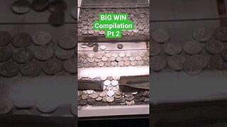 Big Win Coin Pusher Compilation pt 2. #coinpusher #coinpusherjackpot #arcade