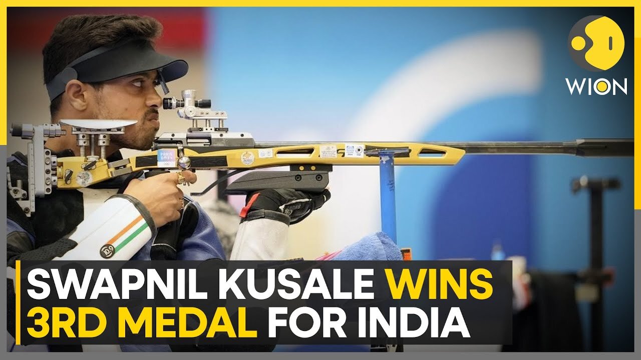 Paris Olympics 2024: Swapnil Kusale wins bronze in men's 50 m rifle 3 positions shooting | WION| CN