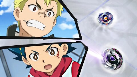 DAIGO VS HOJI! DARK DOOMSCIZOR VS HYPER HORUSOOD (beyblade burst)
