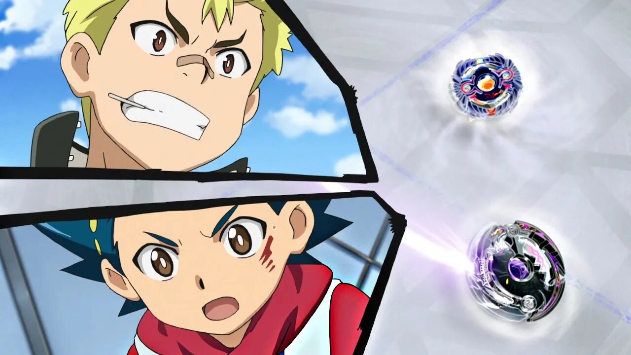 DAIGO VS HOJI! DARK DOOMSCIZOR VS HYPER HORUSOOD (beyblade burst)