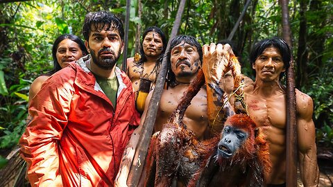 Hunting and Eating Monkeys with a NATIVE TRIBE in the Amazon Jungle | The Waorani