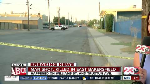 Shooting in East Bakersfield leaves one man dead