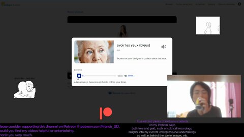 Learned some Français(Décrire l’apparence de quelqu’un),then fapped then almost passed the test