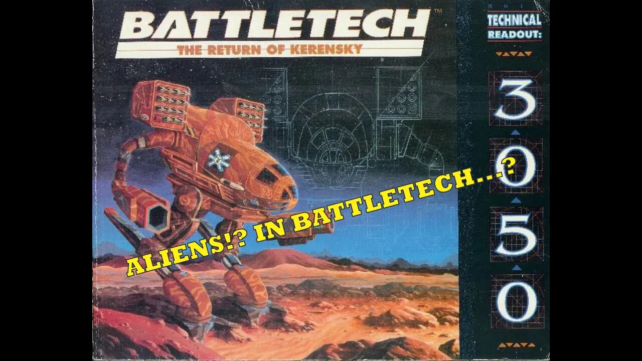 Battletech Technical Readout 3050 Retro Look