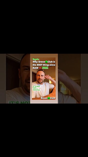 Why Green Club is the BEST thing since NAM