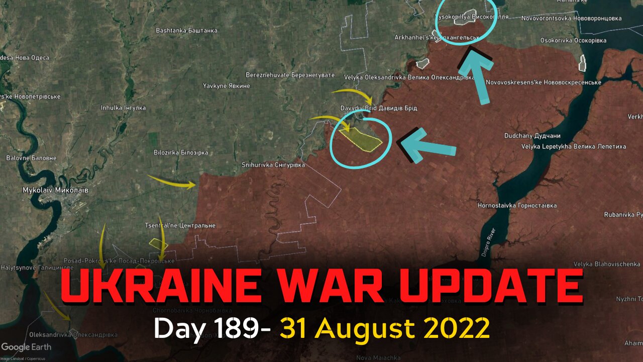 Ukraine War [31 August] - Ukraine's counter-offensive on Kherson continues to gain ground?