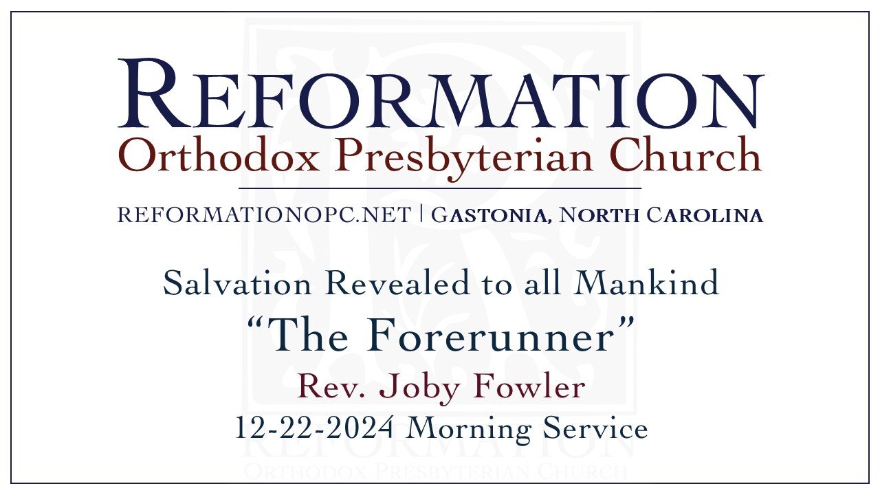 The Forerunner | Luke 1: 57-66