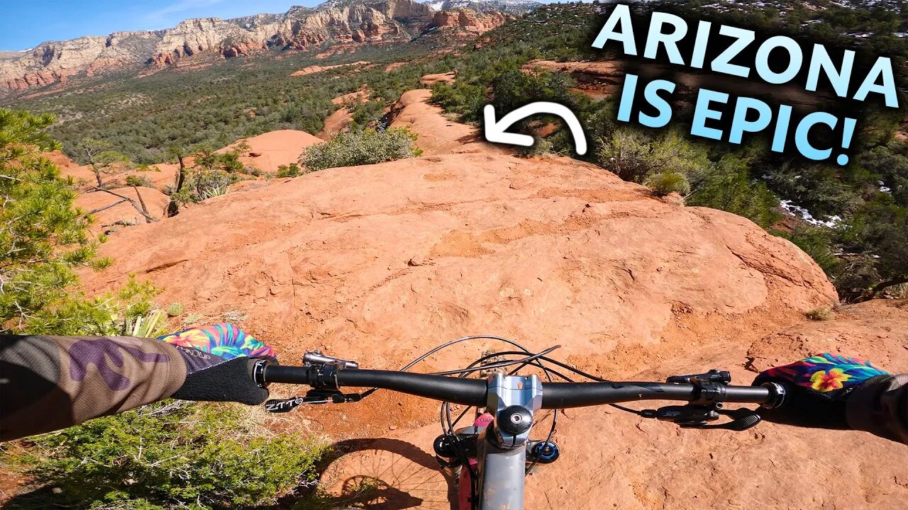 Riding the MOST GNARLY HUCKS and CRAZY Lines in the Red Desert!