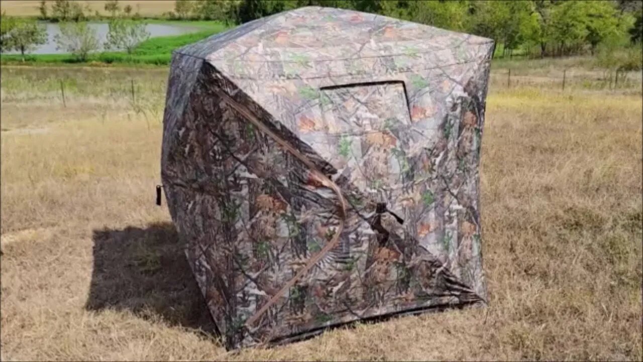 Check This Out! See Through Pop Up Hunting Ground Blind