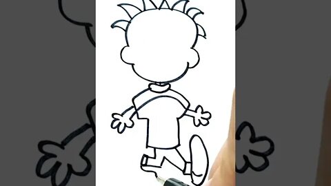 How to draw and paint Big Nate #shorts