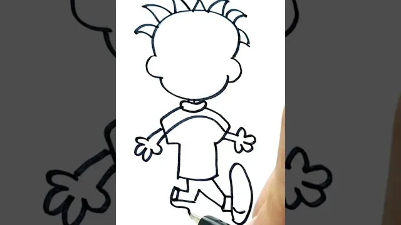 How to draw and paint Big Nate #shorts