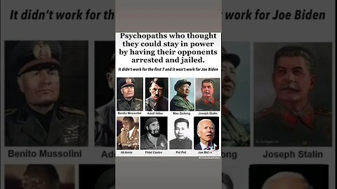 #Leaders #Psychopath #narcissist #arrest #Biden #Trump #election2024 #USA #Crazy