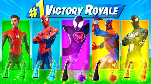 The *RANDOM* SPIDER-MAN Challenge in Fortnite! (MILES MORALES)