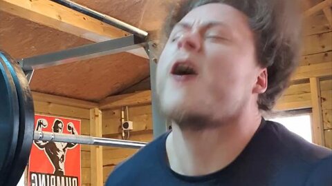 EASY 55 KGS X 3 STRICT LONG PAUSE OVERHEAD PRESS BACK-OFF SET