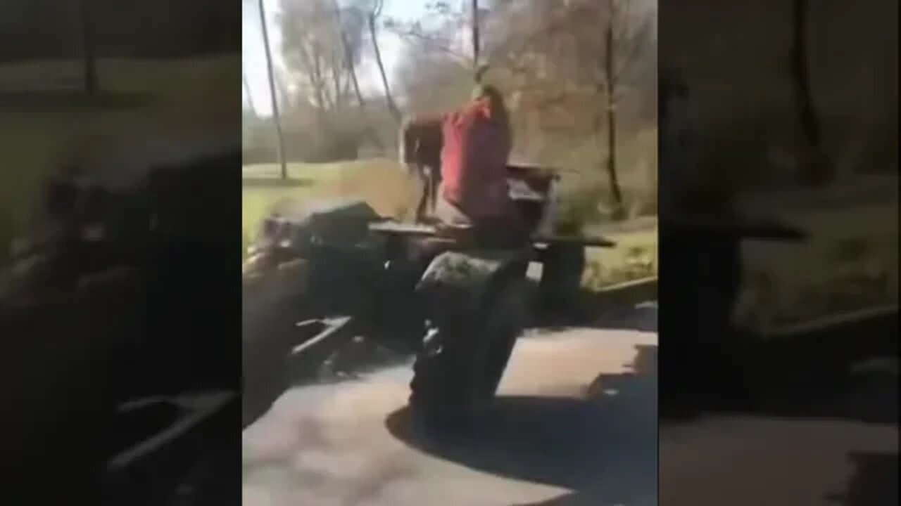 Dragrace with a Tractor What could possibly go wrong?