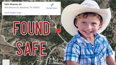 Cameron Crumrine- Toughest Little Cowboy in Texas - FOUND SAFE